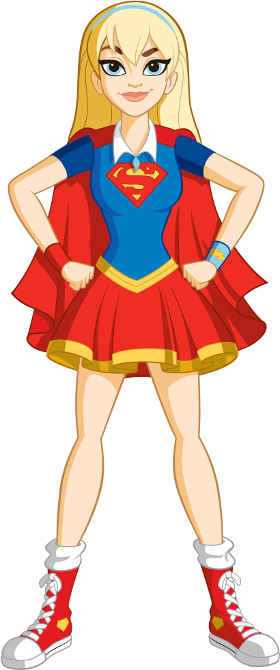 Class Is In Session, So Join The Dc Super Hero Girls - Dc Superhero Girls Supergirl (544x1068)