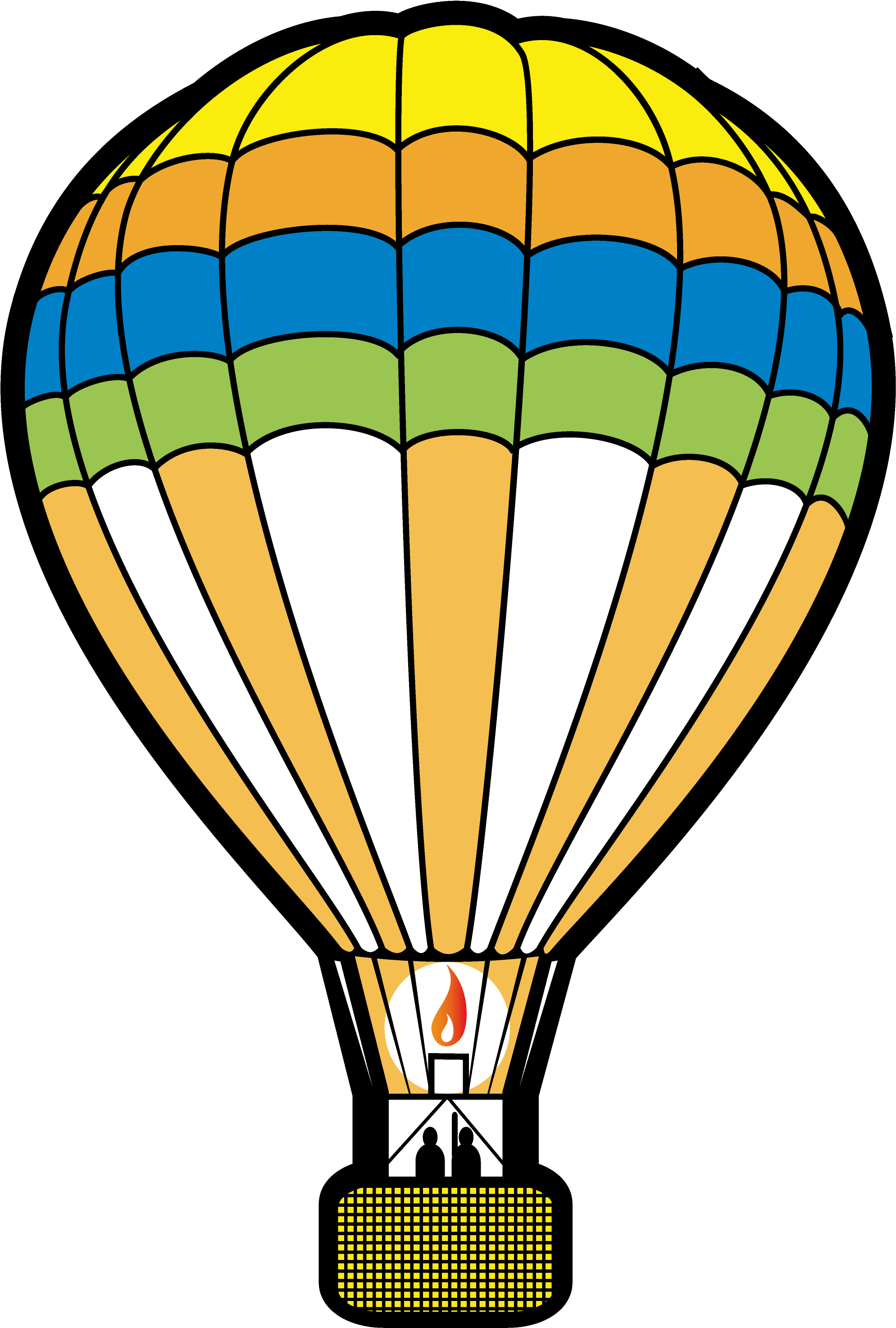 Hot Air Ballooning Clip Art - Hot Air Ballooning Clip Art (3334x3334)