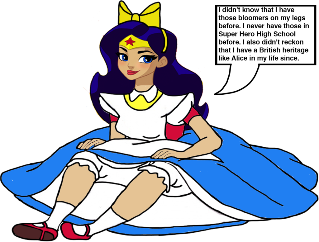 Wonder Woman As Little Alice By Darthraner83 - Spirit Riding Free Lucky (1024x777)