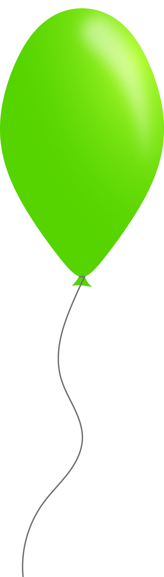 Green - Balloon - Clipart - Green - Balloon - Clipart (684x2400)