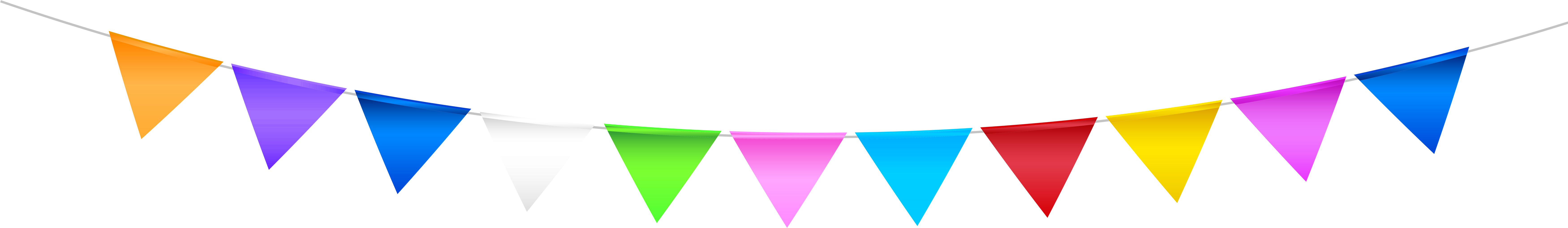 Free Transparent Streamers Cliparts, Download Free - Illustration (7000x1213)