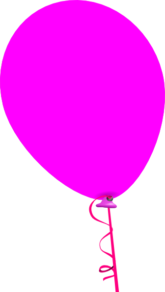 Pink Balloon 4 Tori Clip Art At Clker - Pink Balloon Clip (336x596)