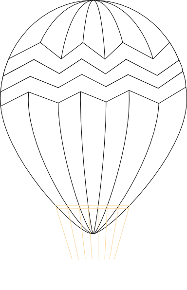 Hot Air Balloon Clip Art - Hot Air Balloon (384x596)