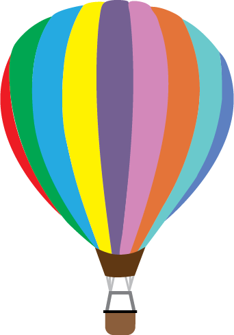 Hot Air Balloon Vector Graphic - Hot Air Balloon Vector (342x488)