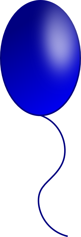 Blue Balloons Clipart Free Clip Art Images - Clip Art (332x969)