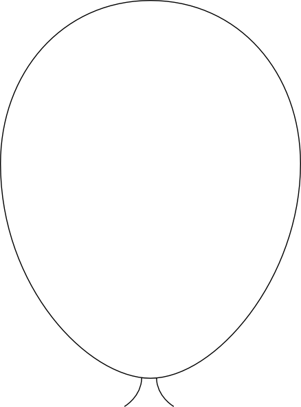 White Balloon Vector Png (438x592)