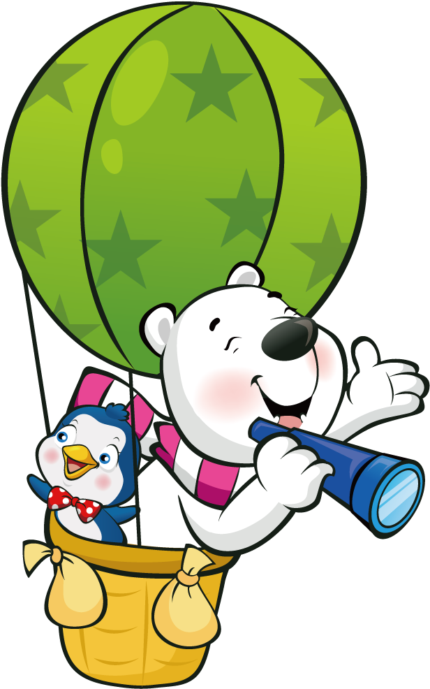 Polar Bear Cartoon Illustration - 卡通 熊 (700x1000)