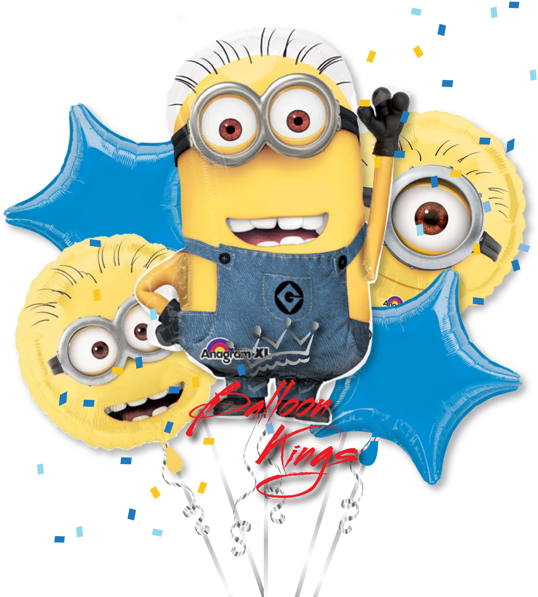 Despicable Me Bouquet - Despicable Me Bouquet Of Balloons - Mylar Balloons (1280x1280)