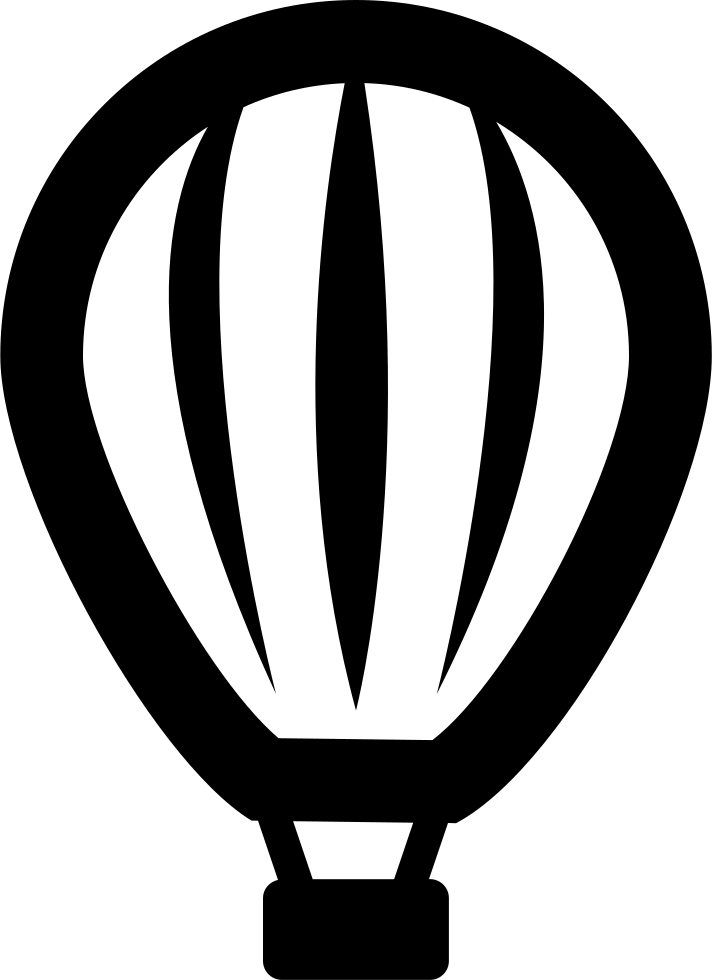 Striped Hot Air Balloon Comments - Globo Aerostatico Icono (712x980)