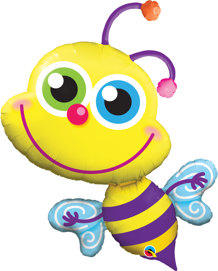 Bstn Animal Bee - Mothers Day Balloon Bouquets Qualatex (1024x1024)