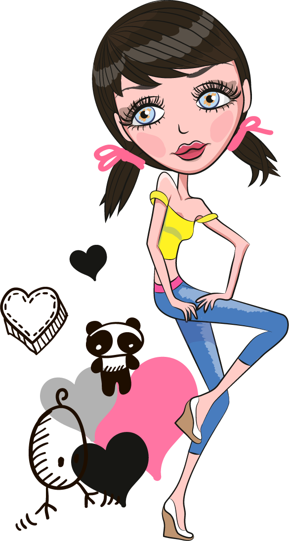 Cartoon Drawing Illustration - Cartoon Drawing Illustration (585x1096)