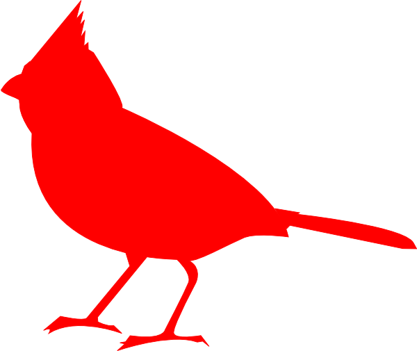 Cardinal Silhouette Clip Art (600x505)