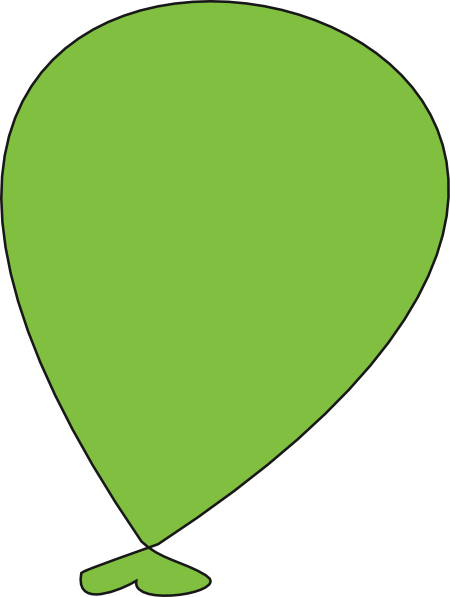Green Balloon Clip Art At Clkercom Vector Online Royalty - Clip Art (450x597)