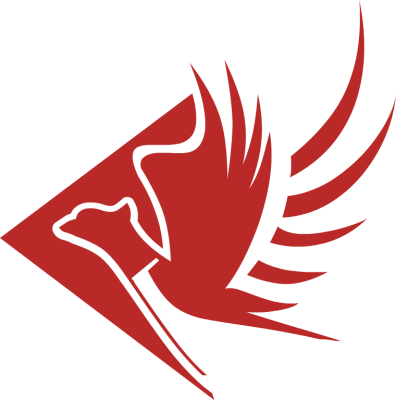 Abstract Cute Red Bird - Abstract Cute Red Bird (396x400)