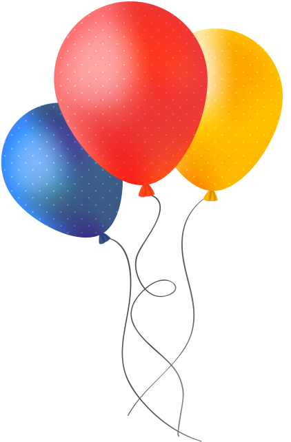 Party Balloons Png Image - Balloon (500x696)