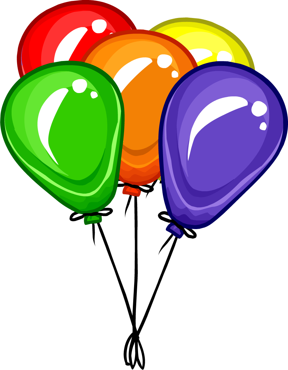 Bunch Of Balloons - Balloons Clipart Png (945x1213)