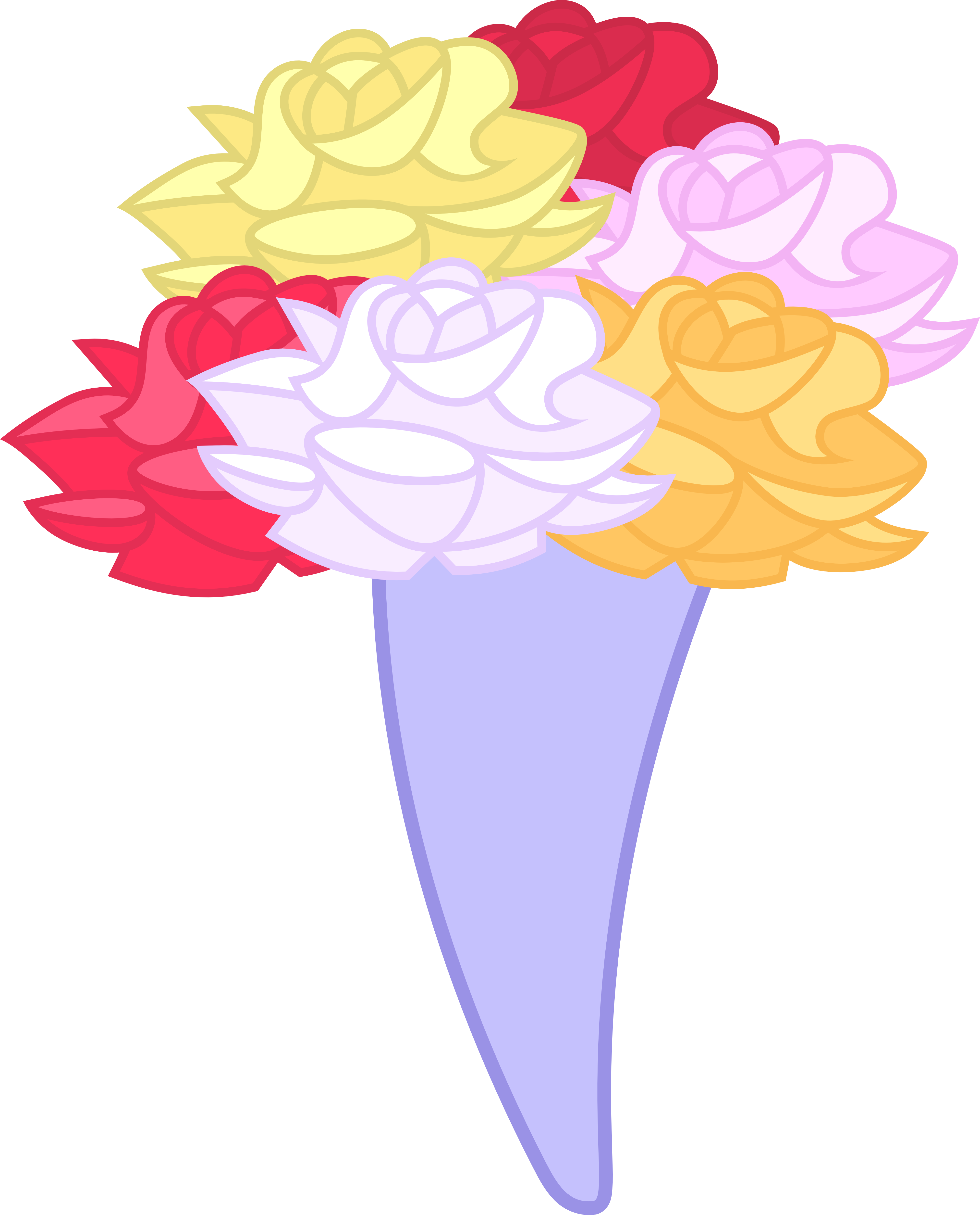 Bouquet By Jeatz-axl - Млп Цветы (4000x4956)