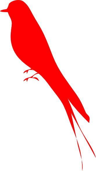 Free Red Bird Clipart (330x590)