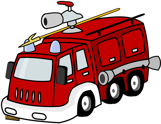 Fire Station Clipart - Fire Department Fire Station Clipart (654x720)
