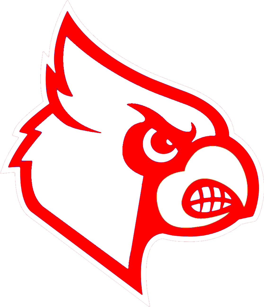 Red Cardinal Clipart - Lindsay High School Cardinals (1136x1314)