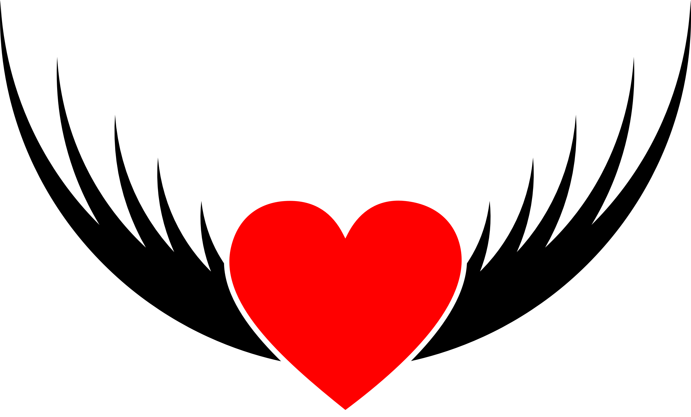Clipart - Heart Simple (2322x1402)