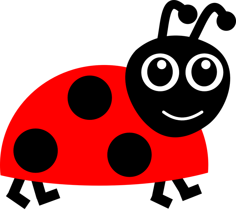 Flying Ladybug Cliparts - Cartoon Lady Bug (809x720)