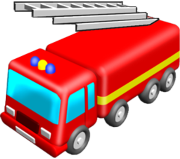 Fire Engine Free Images At Clker - Toy Fire Truck Clipart (600x600)
