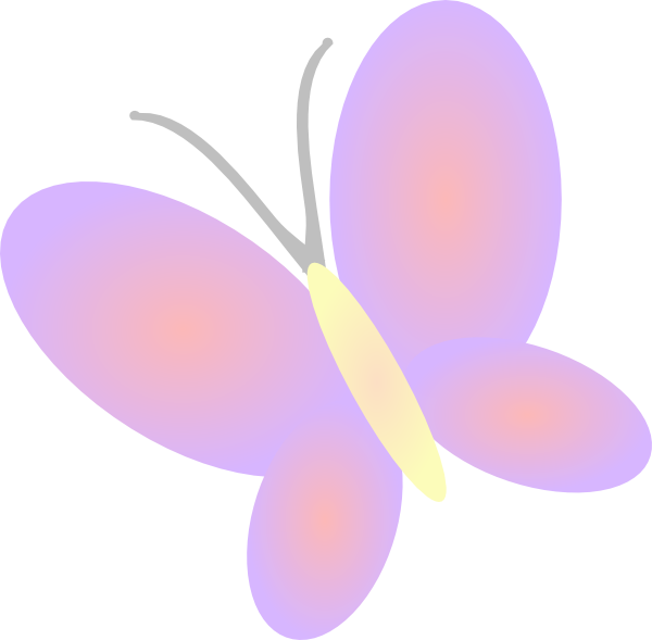Spring Flowers And Butterflies Clipart (600x589)