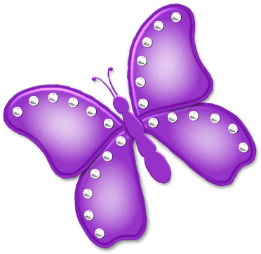 Purple Butterfly Png - Brush-footed Butterfly (417x373)