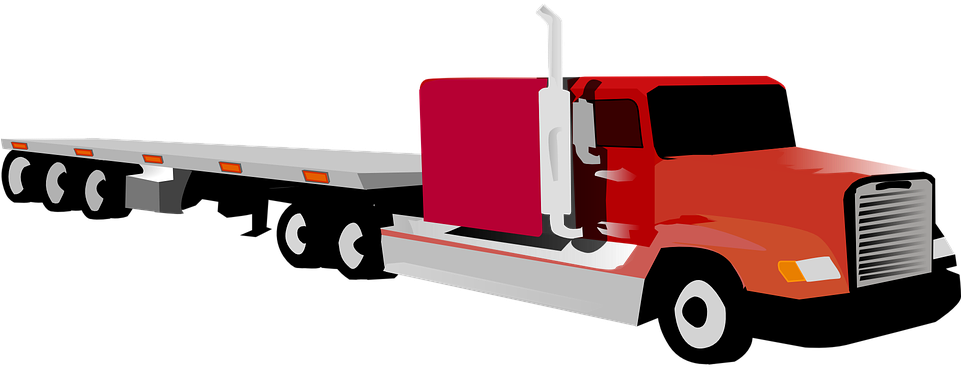 Fire Truck Graphic 17, Buy Clip Art - Flatbed Truck Clip Art (960x480)