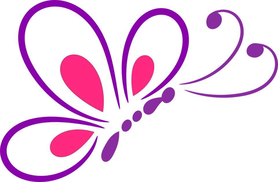 Tulip Outline Cliparts 8, Buy Clip Art - Butterfly Line Art Png (960x630)