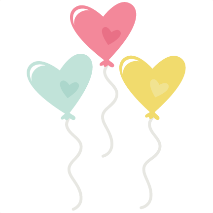 Heart Balloons Png Free Download - Cute Heart Balloons Png (432x432)