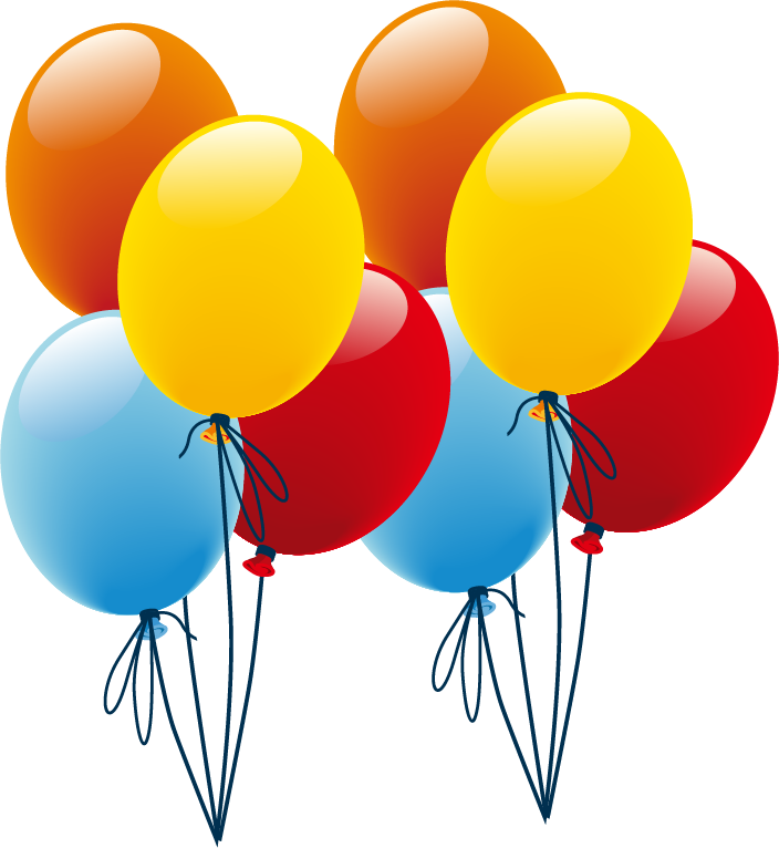 Balloon Clip Art - Bóng Bay Vector (704x766)