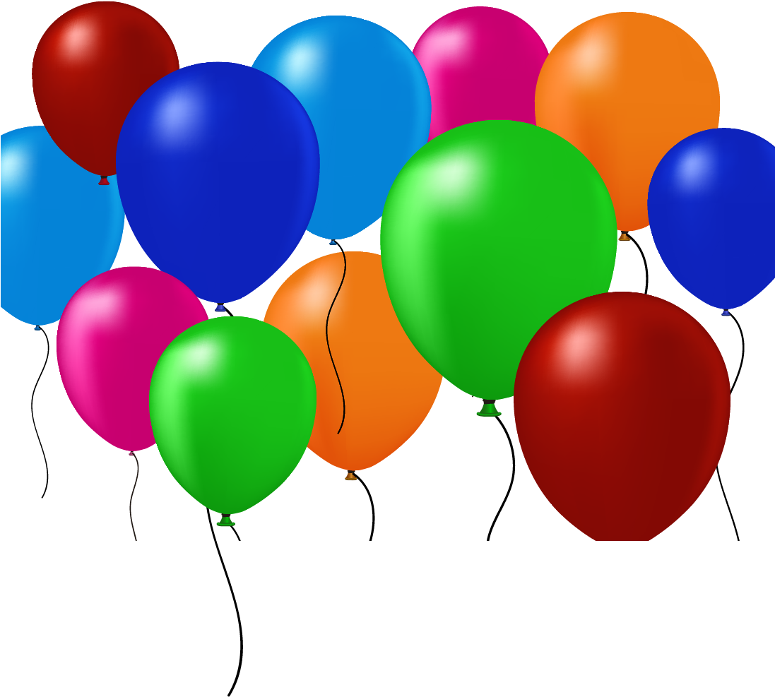 Balloon Greeting Card Color Clip Art - Balloon Greeting Card Color Clip Art (1096x1176)