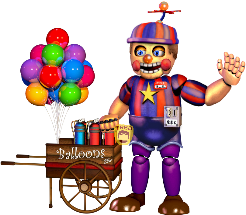 Rockstar Balloon Boy - Rockstar Balloon Boy Fnaf (836x735)