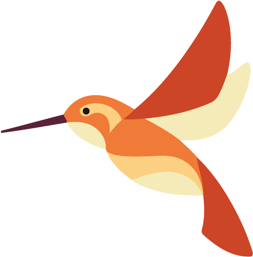 On Writing Letters - Rufous Hummingbird (600x600)