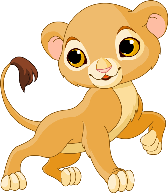 Lion Cub Cartoon (800x800)