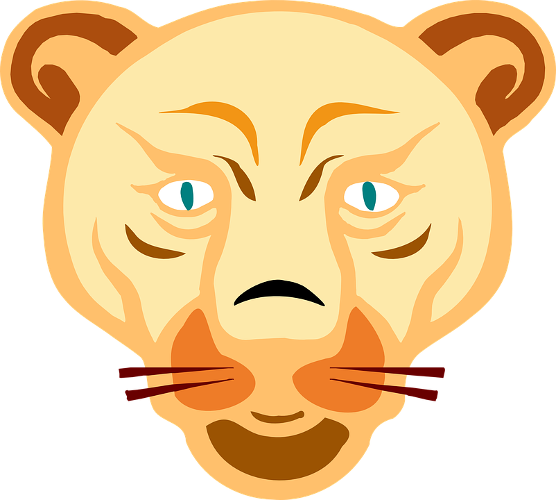 Baby Lion Clipart 20, - Lion Lion Baby Blanket (802x720)