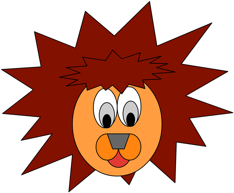 Baby Lion Clipart 28, - Cartoon (1280x1066)