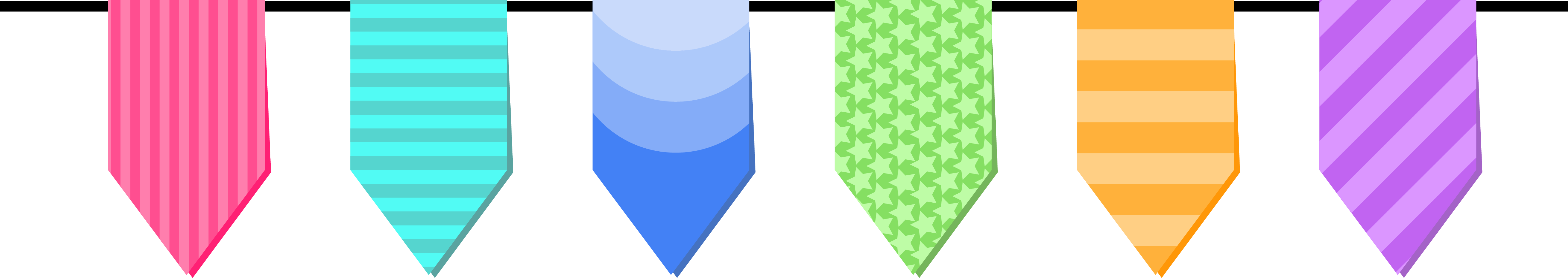 Party Streamer Png Clipart Picture - Serpentinas Png (5315x1102)