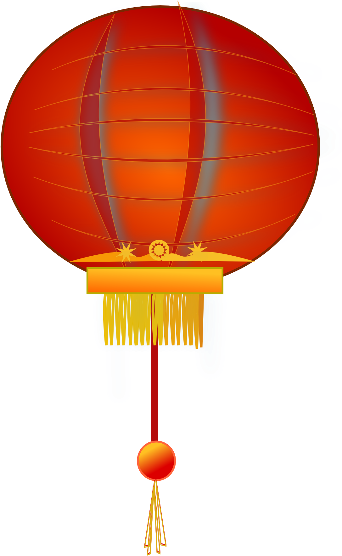 Paper Lantern Clipart Lampion - โคม ไฟ ตรุษจีน Png (1979x1979)