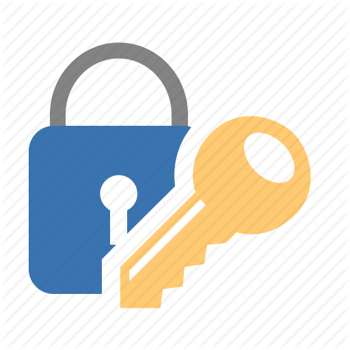 Lock And Key - Key And Lock Icon (512x512)