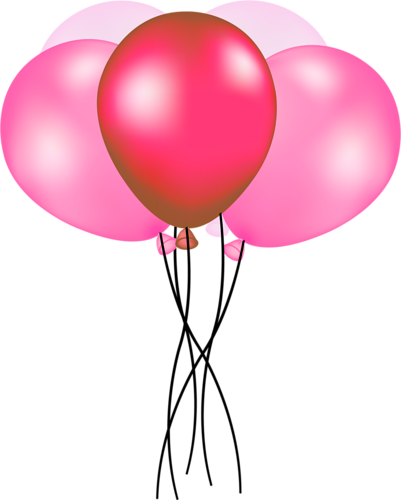 Clipart Aniversário - Purple Balloon Clipart (401x500)
