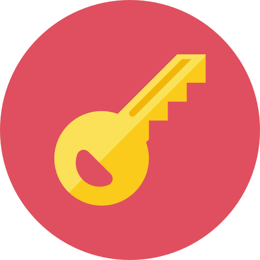 Access Keys, Access Passwords, Keychain, Master Key - Key Icon (512x512)