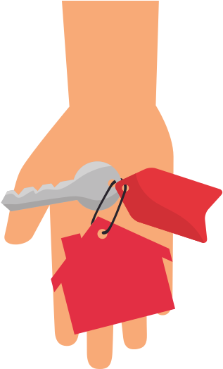 Hand Human With Keys - Illustration (550x550)