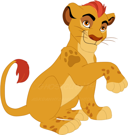 Simba's Little Lion Guard By Phantassel - Kion Lion King Png (503x520)