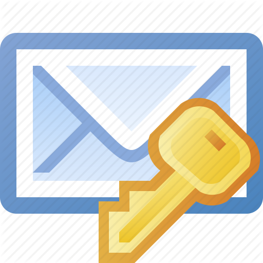 Secure Email Icon - Email Lock Icon (512x512)