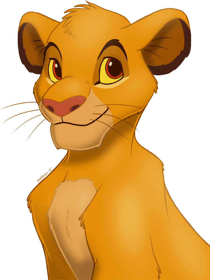 Lion King Png - Cartoon (732x978)