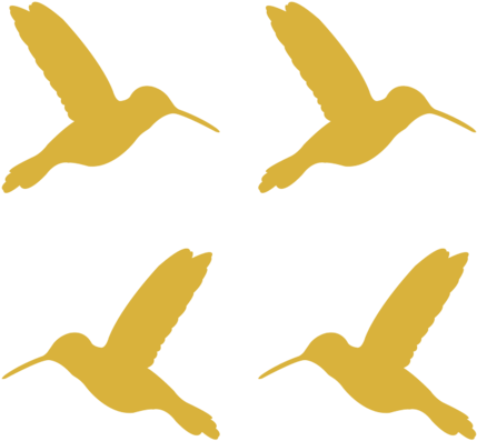 Hummingbird In Muted Curry Fabric By Katphillipsdesigns - Seabird (470x470)