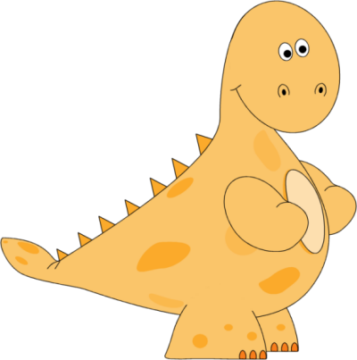 Clipart Classy Design Ideas Clipart Dinosaur Clip Art - Cute Dinosaur Clipart (400x403)